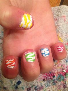 Teenage Nail Designs, Curly Short Hair Styles, Panda Nail Art, Cute Easy Nail Designs, Ladybug Nails, Curly Short Hair, Kids Nails, Kids Nail Designs