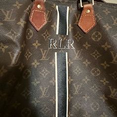 This Is One Of The Most Beloved And Eldest Of My Lv Collection. I Sent It Into Lv For My Mono And Waited For Its Return Patiently. Please Message Me With Any Questions And Thank You! Vintage Brown Monogram Canvas Bags, Louis Vuitton Scarf On Bag, Pre-owned Brown Monogram Canvas Bag, Louis Vuitton Graffiti Bag, Louis Vuitton Flower Mm Monogram Canvas & Cowhide Leather Zipped Tote Noir, Monogram Canvas, Louis Vuitton Monogram, Louis Vuitton Bag, Bag Lady