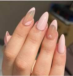 Nails Aesthetic, Almond Acrylic Nails, Soft Nails, Neutral Nails, Minimalist Nails, Fire Nails, Classy Nails