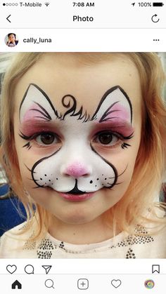 Face Paint Ideas For Beginners, Face Paint Inspiration, Full Face Painting Ideas, Kid Face Painting Ideas, Summer Face Paint Ideas, Toddler Face Paint, Bunny Face Paint Easy, Easy Face Paint Designs