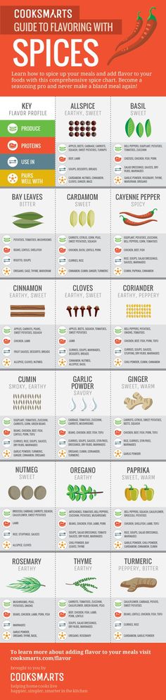 the different types of spices and how to use them