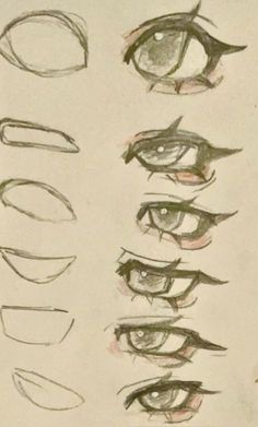 Eye Drawing Doodle, Sketch Faces Tutorial, Disgusted Mouth Drawing, Manga Eye Tutorial, Anatomy Reference Eyes, Oc Doodle Ideas, Eyes Tutorial Sketch, Drawing Face Base, Hair Ideas Drawing Boy