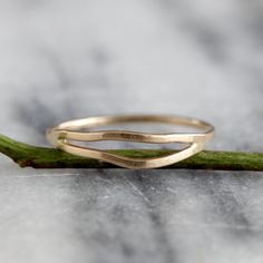 This delicate yet striking ring is made from one piece of hammered metal which wraps one and a half times around your finger, giving the appearance of two wavey stacking rings, yet maintaining the negative space between each band. The ring is wrapped and then soldered closed so it maintains both its shape and size. It has a lovely subtle hammered texture which adds dimension and sparkle. Available in sterling silver and 14k gold fill, as well as solid 14k gold in yellow and rose. sizes 5-9. All Minimalist Silver Ring, Hammered Silver Ring, Minimal Ring, Two Rings, Bohemian Ring, Hammered Ring, Half Time, Wrap Ring, Hammered Metal