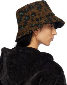 Find CARHARTT WORK IN PROGRESS Brown & Black Orla Reversible Bucket Hat on Editorialist. Reversible 10 oz sherpa fleece bucket hat in brown and green. Leopard pattern throughout. Reverse in black nylon taffeta. · Patch pocket and logo flag at face · Logo patch at interior Supplier color: Camo leo jacquard Fleece Bucket Hat, Brown Bucket Hat, Reversible Bucket Hat, Bucket Hat Black, Carhartt Work In Progress, Carhartt Women, Face Logo, Brown And Green, Leopard Pattern