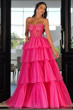 We could custom made 70+ colors & all sizes, if you do not not find the color name listed, pls leave message on special instructions to note the exact color you need. Also custom size is available, if you need your dress customized, pls... Long Elegant Prom Dresses, Stylish Gown, Beach Wedding Gown, Look Rose, Prom Dress Long, Tulle Wedding Gown, Strapless Prom Dress, Elegant Prom Dresses, Sweetheart Prom Dress