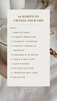 10 daily habits to become more successful. In Your Thirties, Habits To Change Your Life, Habits To Change, 10 Daily Habits, Habits To Adopt, Scandinavian Lifestyle, Estrogen Dominance, Beauty Habits, Daily Routines