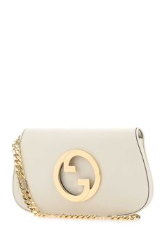 White Leather Gucci Blondie Shoulder Bag Gucci Mini, Gucci Women, Guccio Gucci, Buy Gucci, Leather Shoulder Handbags, Gucci Shoulder Bag, Sneaker Wedge, Gucci Handbags, Vuitton Bag