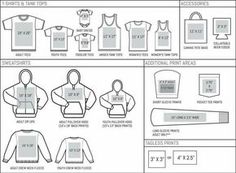 the user's guide to making t - shirts for men and women, with instructions