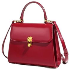 High-end Red Shoulder Bag, Evening Light Luxury Satchel Shoulder Bag, Red Handheld Shoulder Bag For Office, High-end Red Crossbody Bag, High-end Red Office Bag, Luxury Red Bag With Hasp Closure, High-end Red Box Bag For Shopping, High-end Red Shoulder Bag For Office, High-end Red Bag With Detachable Handle