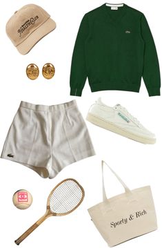 Rich Sport Outfit, Rich Sport Aesthetic, Tennis Casual Outfit, Lazy Old Money Outfits, Rich Athletic Outfits, Old Money Running Outfit, European Athletic Fashion, Vintage Sports Outfit, Rich Sporty Aesthetic