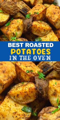 the best roasted potatoes in the oven