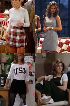 1990 Style, Rachel Green Style, Rachel Green Outfits, Fest Outfits, Fashion 90s, Look Retro