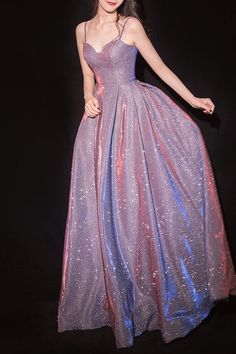 Light Purple Prom Dress, Gaun Abad Pertengahan, Robes Glamour