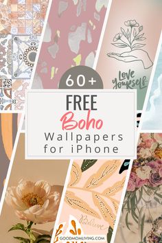 the free boho wallpapers for iphone are available in multiple colors and sizes