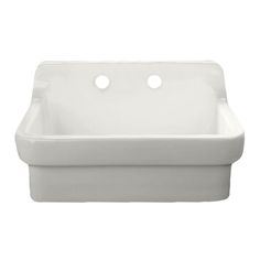 a white sink on a white background