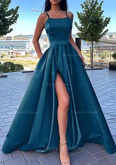 Party Dresses Night, Prom Dress With Split, Sweep Train Prom Dress, Navy Prom Dresses, Dark Red Dresses, Dress With Split, Red Dresses Classy, Mermaid Bridesmaid Dresses