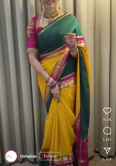 Gold Colour Blouse Designs, Green Mysore Silk Saree, Silk Saree Pattern, Saree Colour Combination, Traditional Saree Blouse Designs