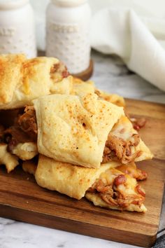 some tasty looking pastries on a cutting board