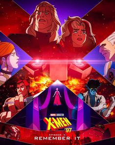 the poster for x - men and the last stand, which is featured in an animated movie