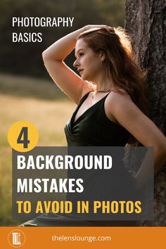 4 beginner photography mistakes to avoid with backgrounds in photos. How to take better photos by paying attention to a portrait background and what to avoid in the backgrounds in photos for outdoor photography. Especially useful portrait photography tutorial for lifestyle photography. Beginner photography tips to avoid background composition photography mistakes. How to take better picture | How to take better photos | Photography mistakes | Photography composition tips Best Settings For Outdoor Portraits, Tips For Outdoor Photography, Photography Tips For Beginners Nikon, Camera Setting For Outdoor Photography, Beginner Photography Tips Canon, Beginner Photography Tips, Background Composition, Portrait Light Exposure, Beginners Photography