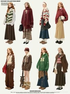 Grunge Aesthetic Clothes, Layered Skirts, Cozy Oversized Sweaters, Long Skirt Outfits, Outfits Stylish, Concept Clothing, Oversized Sweaters, Layering Outfits