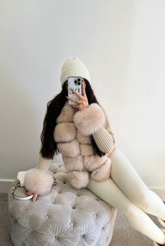 Real fox fur cardigan for women. Fur trimmed knitted cardigan. Luxury natural fox fur cardigan with collar & cuffs. Knitwear with fur. Detachable, removable fur made with a stretchy wool cardigan. Free UK, EU & USA delivery.  Fur coat. Women's knitwear. Fur trimmed knitwear cardigan. Real fur coats. Fur coats. Winter coats women's. Fur jackets womenswear. Luxury fur jacket. Premium high quality fur coats. Fur Trim Cardigan, Cardigan With Collar, Fur Cardigan, Ski Outfit, Real Fur Coat, Snow Fashion, Detachable Collar, Fur Coats Women