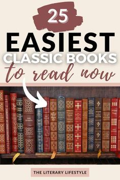 books on a shelf with text overlay reading 10 helpful tips for reading classic books