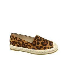 Round toe Faux Suede Slip On Light cushioned insole Size: 8.  Color: Brown.  Gender: female.  Age Group: adult.  Pattern: leopard. Women Platform Shoes, Womens Tennis Shoes, Womens Wedges, Womens Shoes Wedges, Casual Shoes Women, Flat Shoes, Womens Fashion Casual, Sneakers Black, Womens Flats