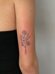 100+ Best Tattoo Designs and Symbols for Men & Women 2023!! | Flower tattoo by  Priya Dunning Cosmo And Daffodil Tattoo, Upper Shoulder Flower Tattoo, Daffodil Daisy Tattoo, Small Butterfly Flower Tattoo, Poppy And Narcissus Flower Tattoo, Birth Flower Tattoo Placement For Women, 3 Birth Flowers Tattoo, Floral Music Tattoo, Flower Tattoo Placement For Women