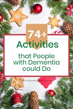 Christmas Activities For Adults, Elderly Activities Crafts, Cognitive Impairment, December Activities, December Crafts, Easy Holidays Crafts