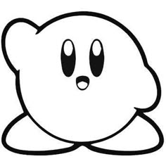 Kirby Video Game, Kirby Video, Drawings To Trace, Music Tattoo Sleeves, Markers Drawing Ideas, Doddle Art, Cartoon Eyes Drawing, Anime Lineart, Geek Tattoo