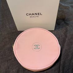 Nib Chanel Cosmetic Bag She Is A Beauty!! 6” Round Make Me An Offer All Sales Final Chanel Cosmetic Bag, Chanel Cosmetics, Chanel Pink, Pink Chanel, Chanel Bags, Make Me An Offer, Cosmetic Bags, Chanel Bag, Cosmetic Bag