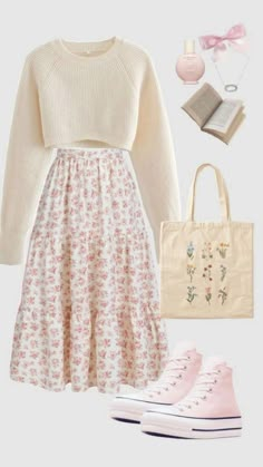 Modest Girly Outfits, Modesty Outfits, Cute Modest Outfits, Everyday Fashion Outfits, Easy Trendy Outfits, Modest Fashion Outfits, 가을 패션, Cute Simple Outfits, Girly Outfits