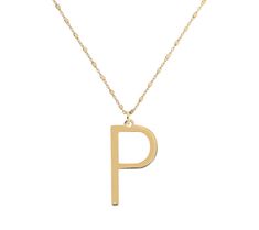 Truly yours. With a bold, polished design, this necklace has a fabulous look and feel. An initial pendant makes it a lovely piece of self-expression. From the Italian Jewelry Collection. Italian Jewelry, Initial Pendant, Initials, Jewelry Collection, Plating, Jewelry Necklaces, Pendant, Silver