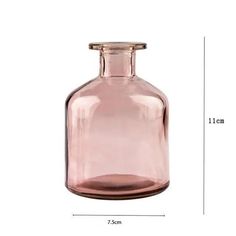 Kajsa - Modern Glass Vase  BO-HA Rose (XS) Flower Vase Decor, Simple Arrangements, Dorm Room Accessories, Nordic Vase, Vase Transparent, Glass Flower Vase, Flower Vases Decoration, Transparent Flowers, Glass Flower Vases