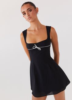 Cadence Mini Dress - Black Satc Summer Outfits, Casual Black Mini Dress, 2023 Clothes, Sorority Rush Outfits, Rush Outfits, Concert Outfits, Cotton Blend Fabric, Long Sleeve Knit Dress, Grad Dresses