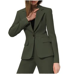 Best seller at solovedress - 20% wool / 80% polyester Flat Include Blazer + Pants Notch Lapel Center Vent Single Buttons Real pocket Full lined Machine wash / Hand wash Color or size customization please note in the order Womens Suit Vest, Single Button Blazer, Red And Teal, Suit Vest, Blazer Buttons, Body Size, Green And Purple, Mens Suits, Blue Brown