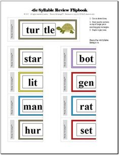 the printable sight book for children to use with their own words, including turtle and star