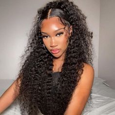 Water Wave Wig Hairstyles, Water Wave Wig, Water Wave Hair, Long Human Hair Wigs, Cute Box Braids, Inspo Hair, Lace Fronts, Cute Box Braids Hairstyles, Wig Ideas