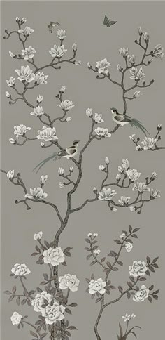 Art Japonais, Chinese Painting, Textured Wallpaper, Of Wallpaper, Art Paint, Chinese Art, Asian Art, Chinoiserie