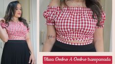 Crochet Crop Top, One Shoulder Blouse, Smocking, Sewing Crafts, Crop Tops, Clothes For Women, Clothes