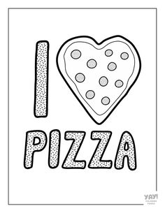 I love pizza coloring page. Pizza Worksheets For Preschool, Simple Pizza Drawing, S’mores Coloring Sheet, Pizza Coloring Page Free Printable, Cute Food Coloring Pages Free Printable