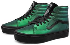 Vans Harry Potter x Sk8-Hi Platform RB 'Morsmordre Dark Arts' Green/Black VN0A4BTVXKQ Dark Arts, Sk8 Hi, Dark Art, Harry Potter, Sneakers, Green, Black