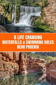 I bring you to 8 of the must do Waterfalls & Swimming Holes Near Phoenix. I have organized all of the best Waterfalls & Swimming Holes so you can visit and enjoy! Fossil Creek Az, Arizona Swimming Holes, Phoenix Travel Guide, Arizona Waterfalls, Phoenix Vacation