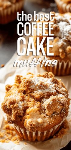 Coffee Cake Muffins [40 Minutes] – Chasety Best Coffee Cake Muffins, Coffeecake Muffins Recipe, Cinnamon Swirl Muffins Coffee Cake, The Best Muffins Ever, Moist Coffee Cake Muffins, Coffee Cake Mini Muffins, Fall Flavor Muffins, Spice Cake Muffins Recipes, The Best Muffin Recipes