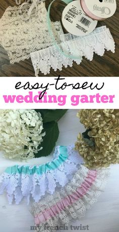 Wedding Guarder, Wedding Sewing Projects, Wedding Garter Diy, Bride Garter, Macrame Backdrop, French Twist, Wedding Garter, Sewing Tutorials Free, Diy Skin