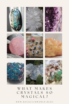 the cover of what makes crystals so magical? by rockclawed blog