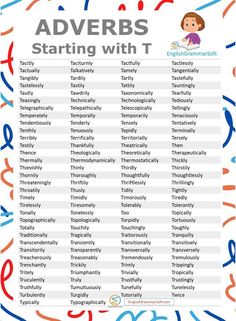 a list of adverbs that are starting with t and the words above them