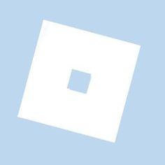 an image of a square in the middle of a blue background that appears to be made out of paper