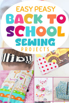 Back to school sewing projects Sewing School Supplies, Sewing For The Classroom, Back To School Sewing Ideas, Sewing Projects For School, Classroom Sewing Projects Teachers, Classroom Sewing Projects, Teacher Sewing Projects, Back To School Sewing Projects, Sewing Gifts For Teachers